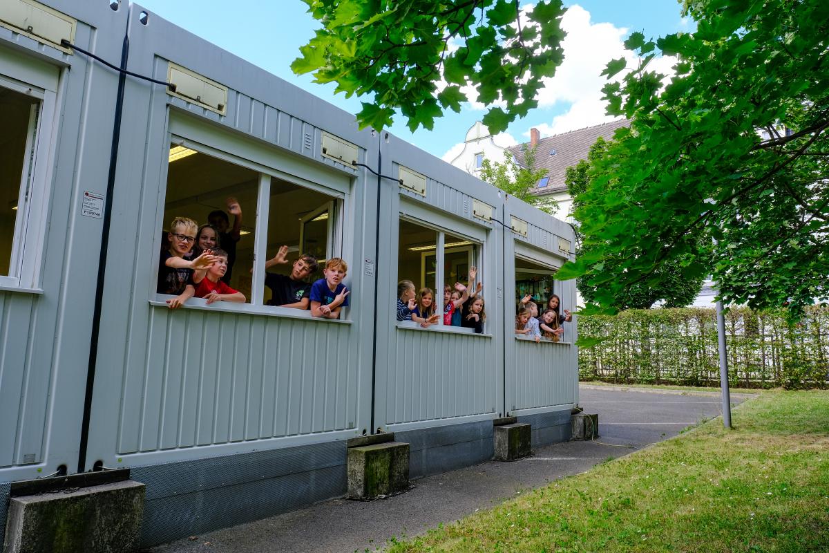 Schulcontainer Ev. Grundschule Zeitz